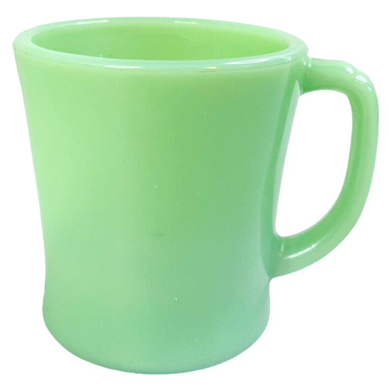 Vintage Fire King Jadeite D Handle Mug Etsy
