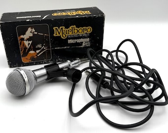 Zabytkowy mikrofon Marlboro Sound Works M-200 | Nietestowany | Na części lub do naprawy | Japonia