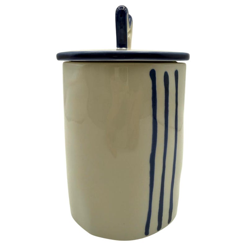Anthropologie Harlie Brown Studio Belle Journée Stoneware Canister | Le Tea | READ image 4