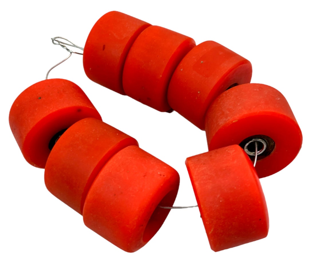 Lot of 8 Vintage Roller Skate Wheels 608AB Etsy