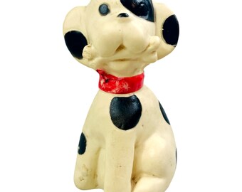 Vintage Puppy Dog Rubber Squeak Toy by Eastern Moulded Products | Works