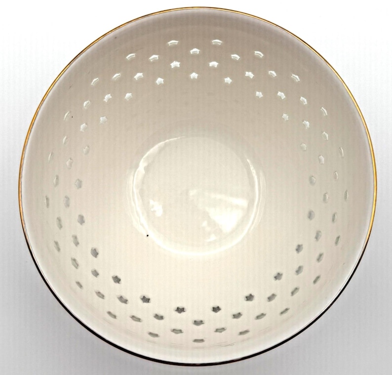 Tazón de cereal Estrella de Anthropologie / Estrellas glaseadas / Celestial / 18 oz / Pasta imagen 5