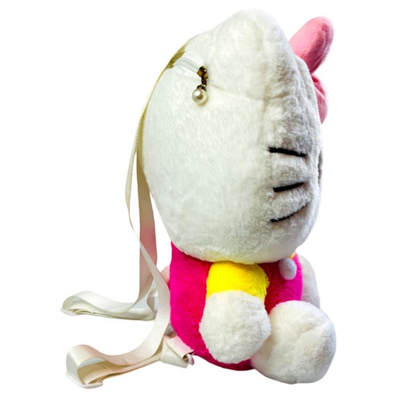 Hello Kitty Plush Backpack with Adjustable Should… - image 4