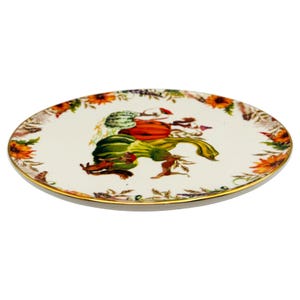 Anthropologie x Inslee Fariss Autumn's Bounty Side Plate | Mushroom | Harvest | Gourd | 8" | READ image 6
