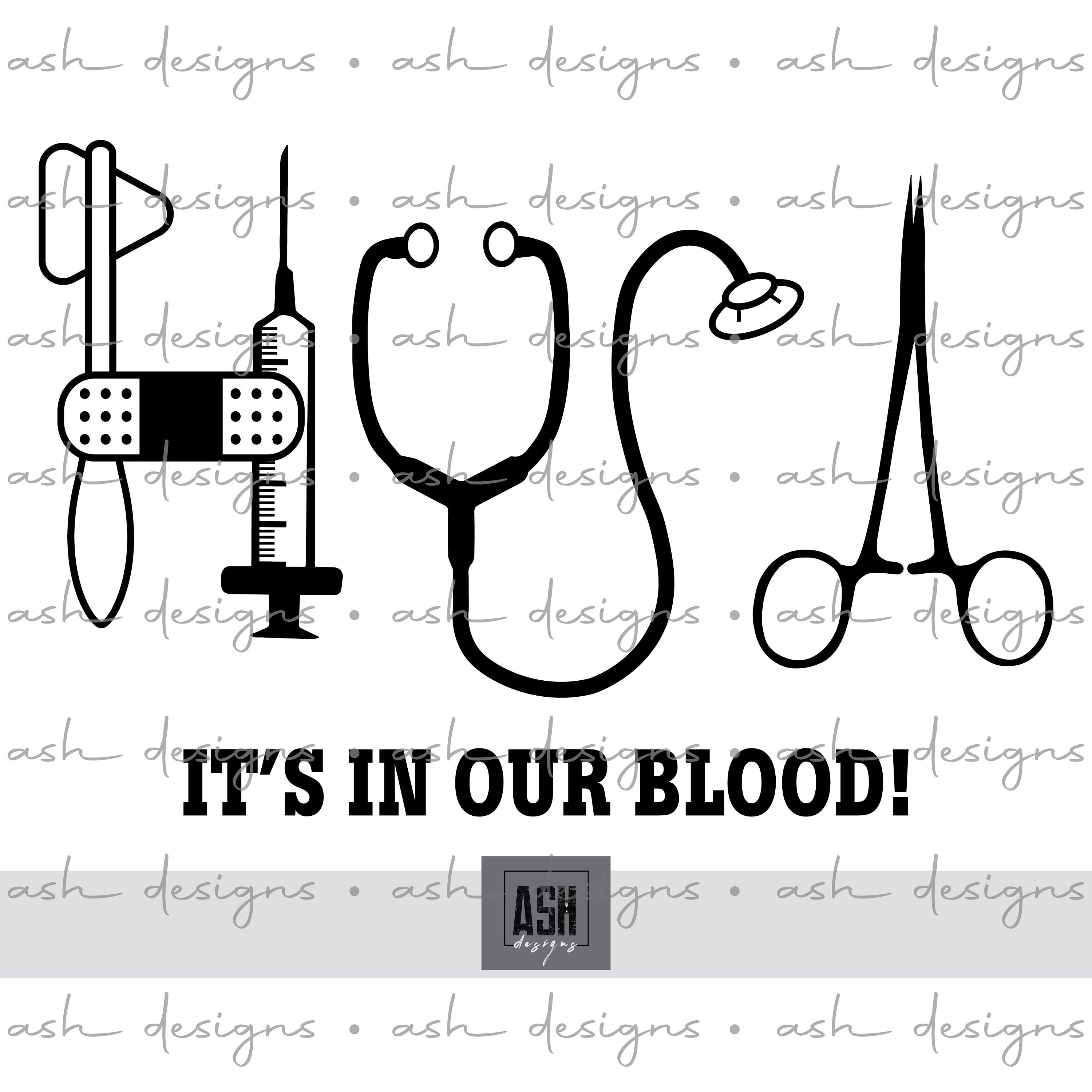 HOSA It's in Our Blood Digital Download svg Eps Png Jpg Ai Etsy