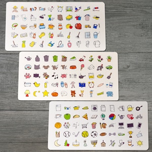 150 Nachfüll-Aufkleber für Routine-Diagramm, tägliche Aufgaben-Aufkleber, Kinder-Routine-Aufkleber, To-Do-Aufkleber, Aufgaben-Aufkleber, Check-Listen-Aufkleber