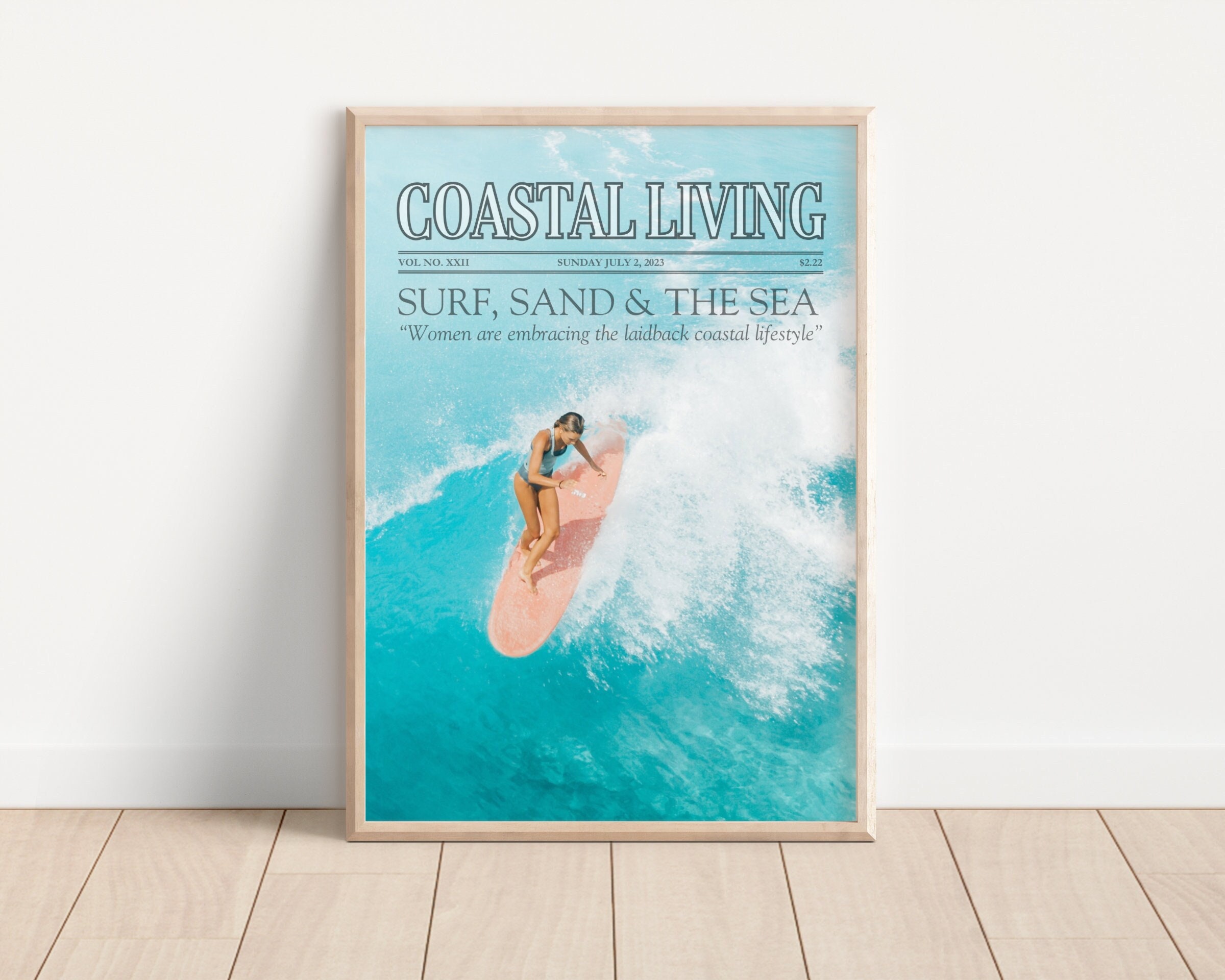 Surfer Girl Poster 