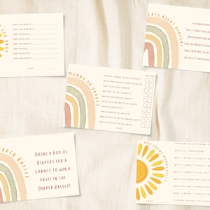 Sunshine Baby Shower Games, A Little Ray of Sunshine Baby Shower Invite, Gender Neutral Baby Shower, Boho Sunshine Shower, Baby Shower Games