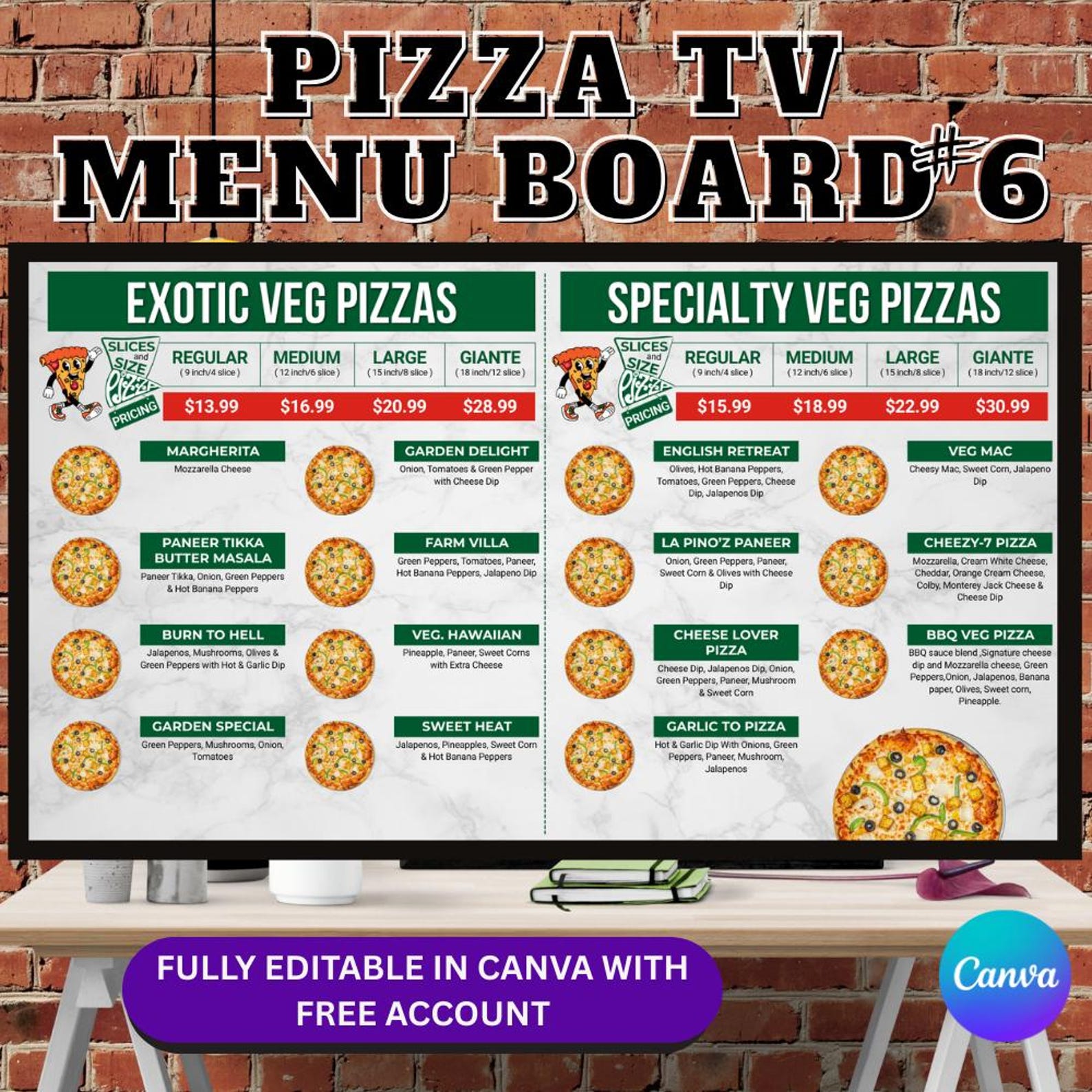 Pizza Restaurant TV Menu Board Template Modern Digital Display canva pizza-restaurant-tv-menu-board-template-modern-digital-display-canva