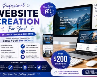 Custom Website Design Package For Local Businesses LIFETIME DEAL