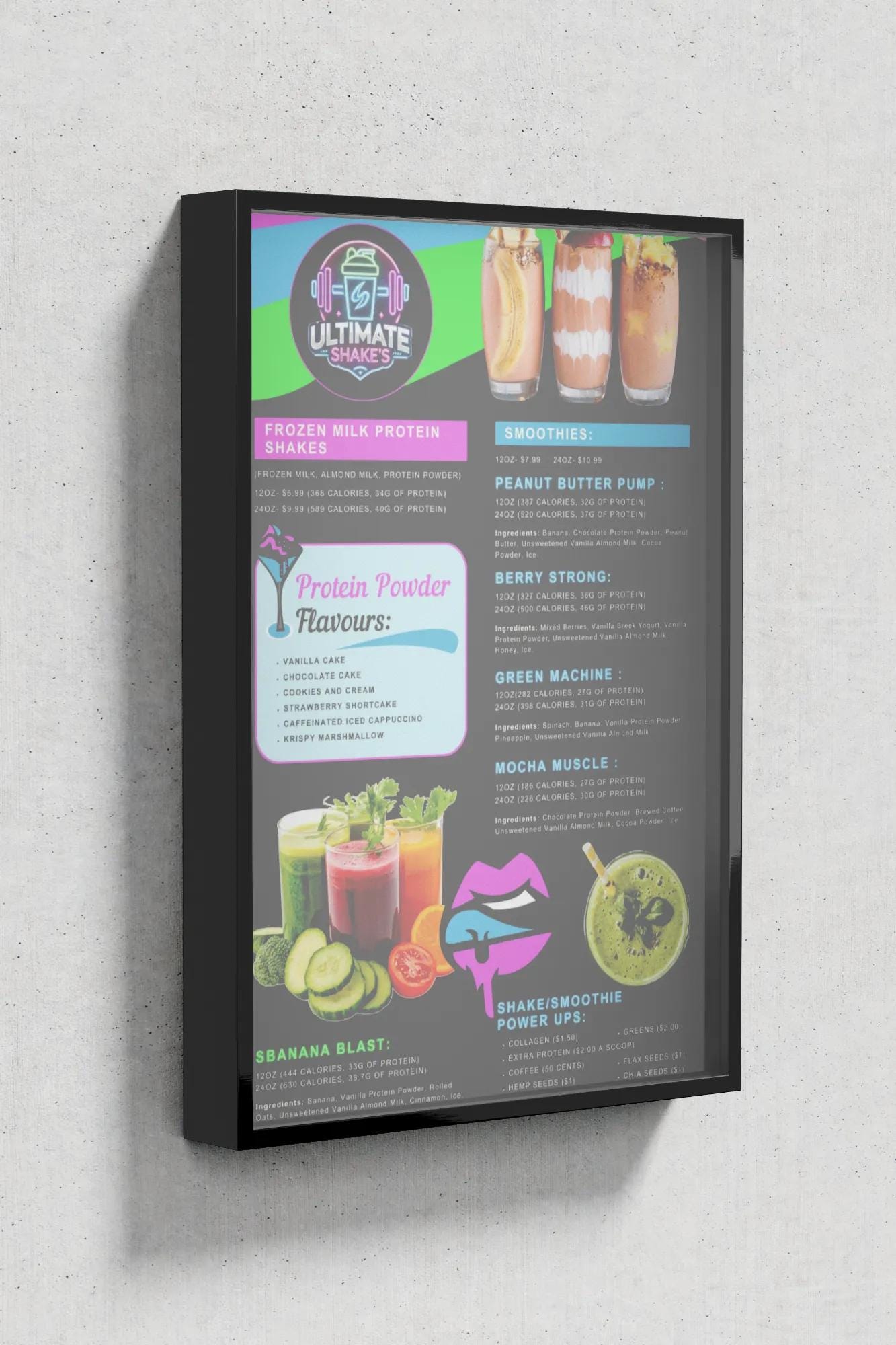 Custom Restaurant TV Menu Board: Animated or Static Design - Etsy