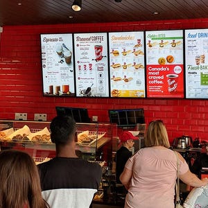 4 Bildschirme Custom Order TV-Menüleiste für Restaurant, Bar oder Café - animiert oder statisch - FULLY EDITABLE mit unbegrenzten Revisionen.