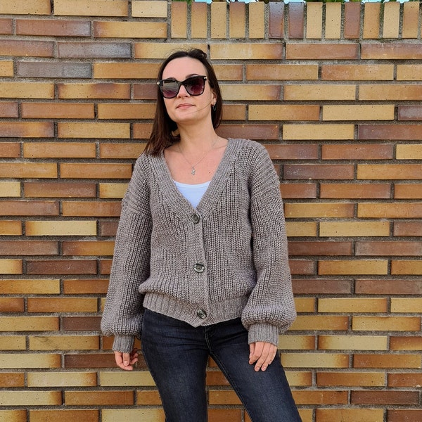 Knit Cropped Sweater - Etsy