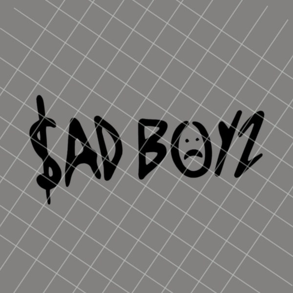 Junior H digital png file / Sad Boyz for life sublimation file / t-shirt png design / DTF transfer file