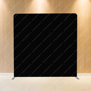 Downtown Black - Pillow Cover Backdrop Pillow Backdrop 8x8 Photobooth Tension Fabric