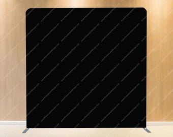Downtown Black - Pillow Cover Backdrop Pillow Backdrop 8x8 Photobooth Tension Fabric