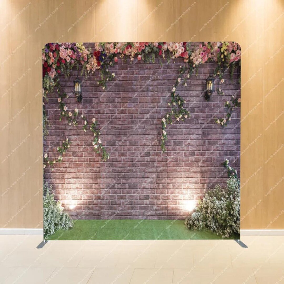 Secret Garden Wall - Pillow Cover Backdrop Pillow Backdrop 8x8 ...