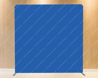 Chroma Blue - Pillow Cover Backdrop Pillow Backdrop 8x8 Photobooth Tension Fabric