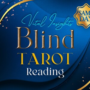 Blind Reading | SAME DAY DELIVERY | No Questions Asked  | Psychic Reading | Divination | Tarot Reading | Future Reading | Oracle