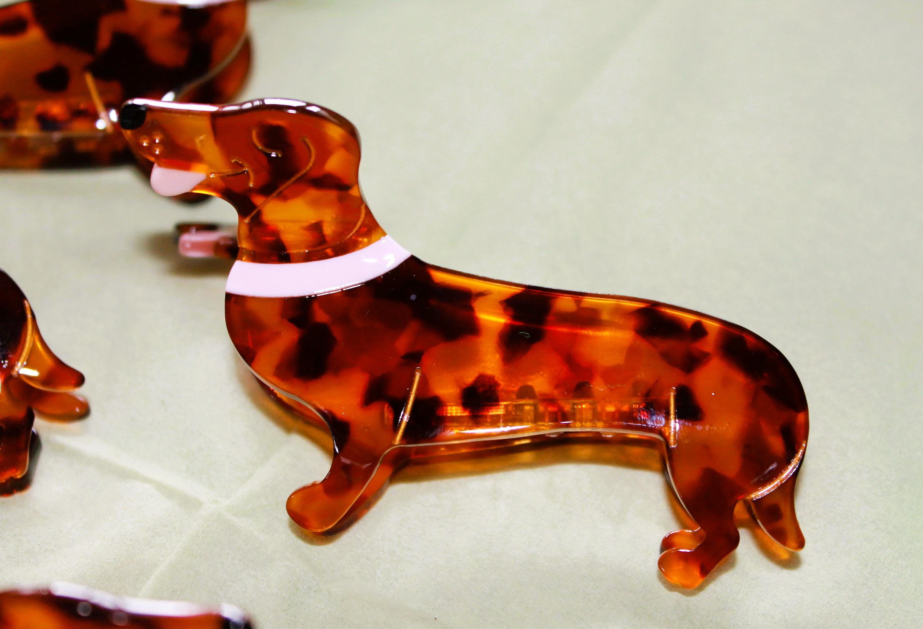 Mini-Haarspangen Für Hunde Mit Knochen-Design – 5 Stück, Rot, Für Kleine Hunde