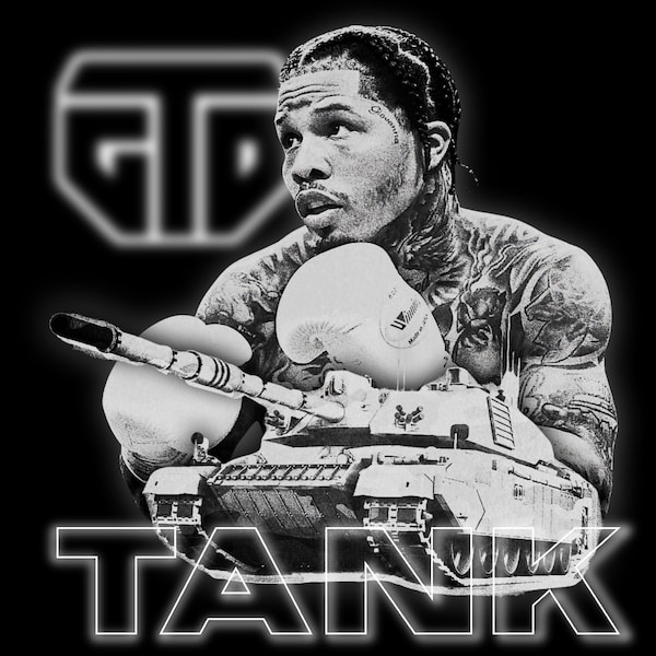 Gervonta Tank Davis PNG for DTF DTG