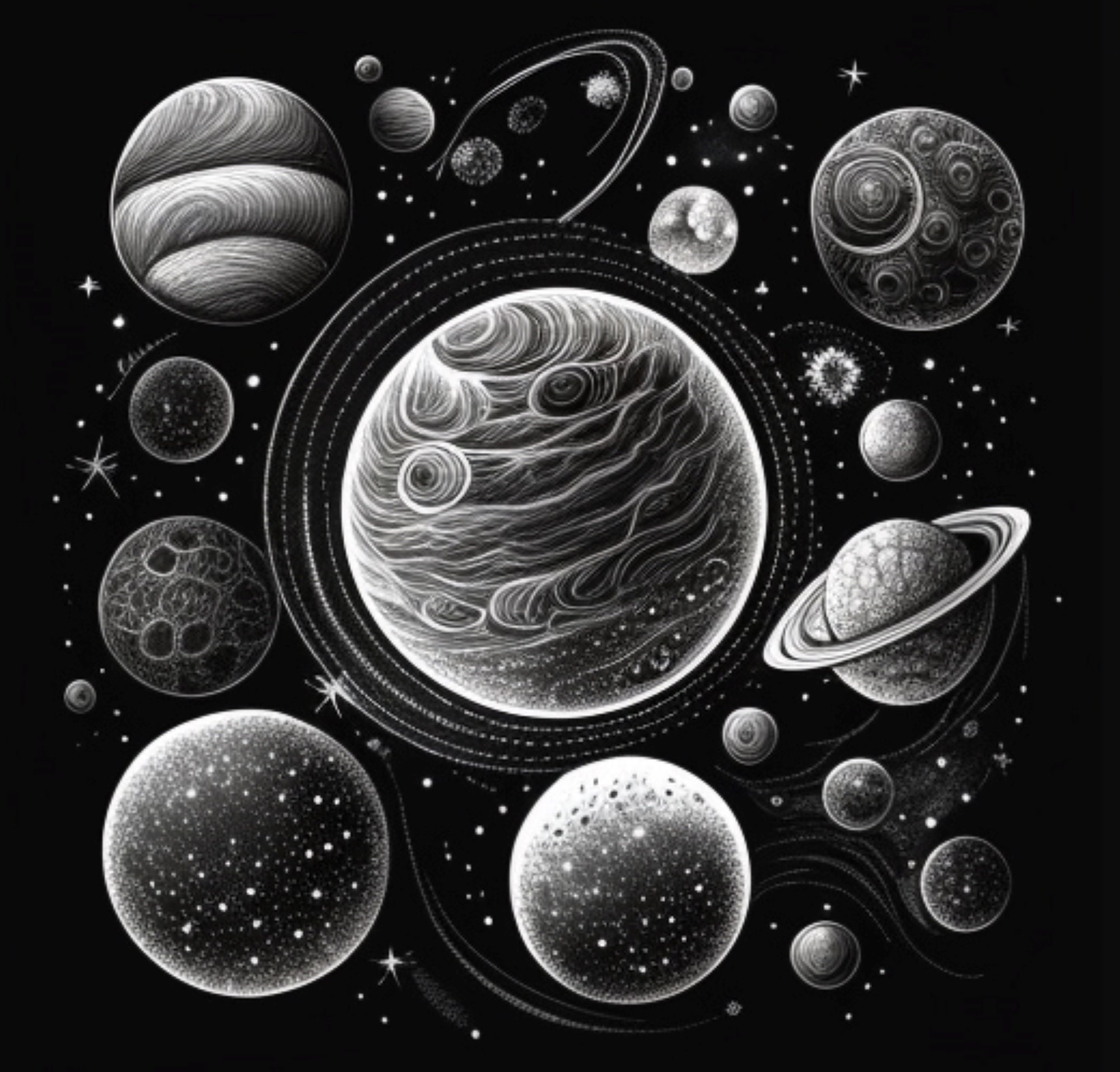 Printable Planet Coloring Pages - Etsy