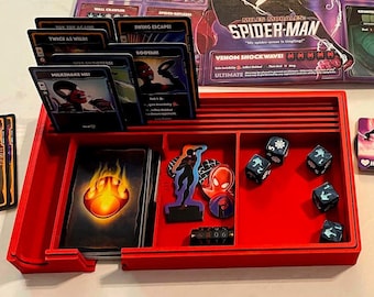 Competitive Edition – Dice Throne Player Dashboard & Ablage - STL - *Nur digitale Datei*