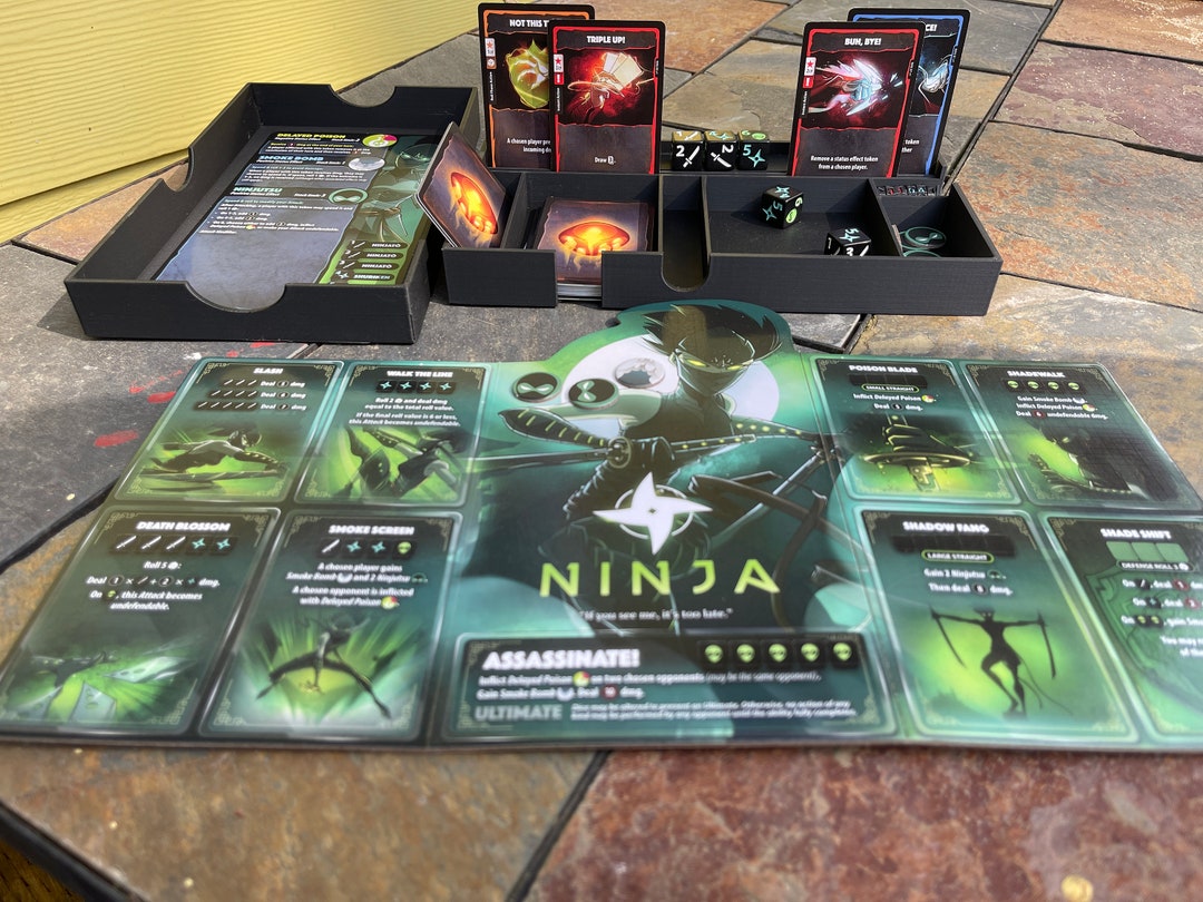 Dice Throne Player Storage and Dashboard With Lid STL Etsy