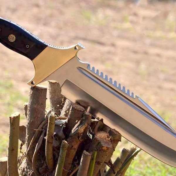 D2 Steel Rambo knife | Feeling sharp with trusty Companion in Hand with Micarta Handle | SSR-21