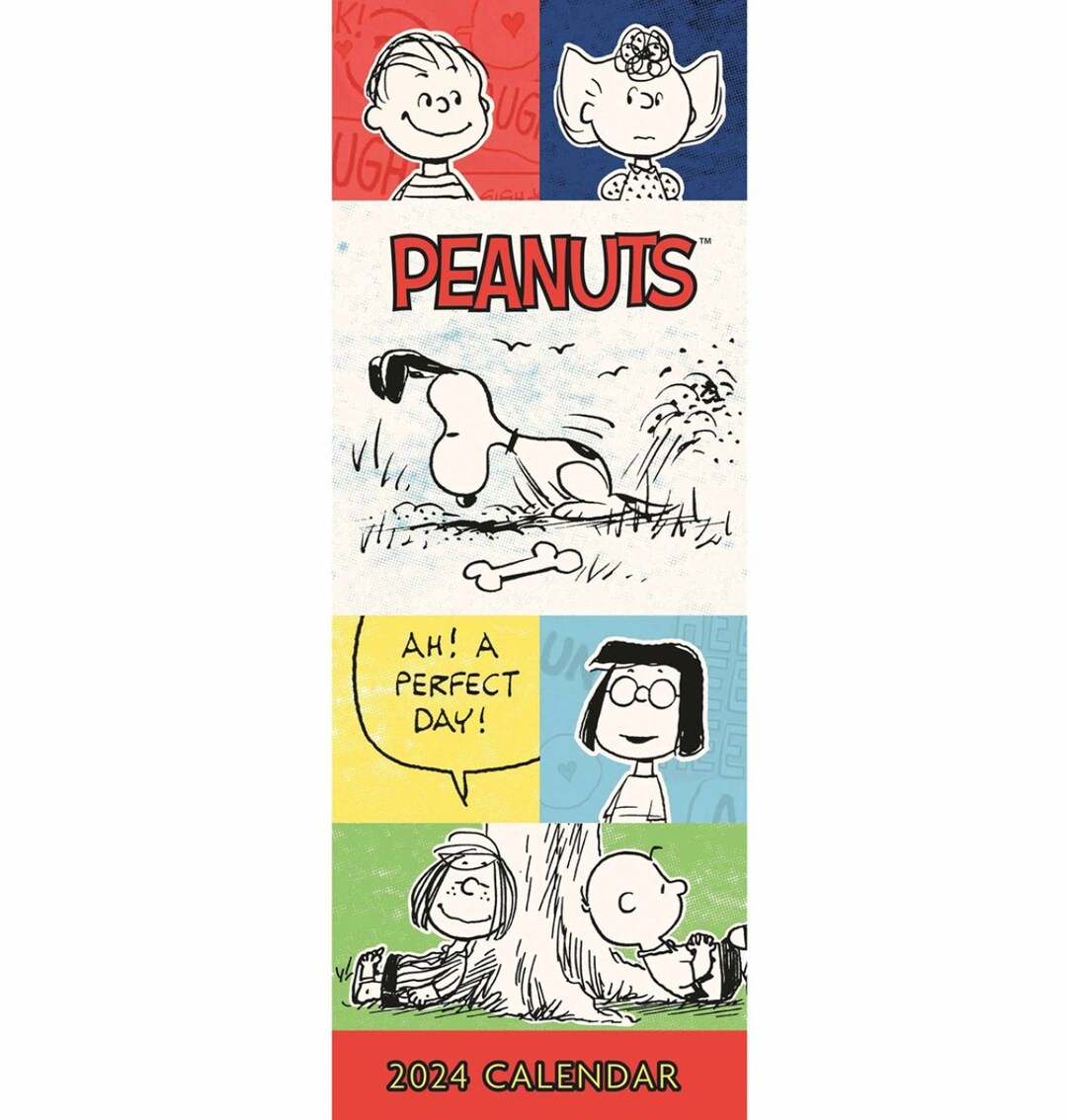 Peanuts Slim Calendar 2025 Etsy