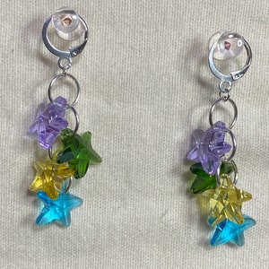 Crystal Star Earrings