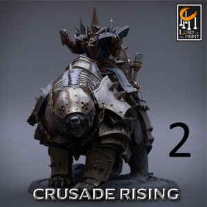 Templar Priest by Lord of the Print Crusade Rising Miniature Fantasy ...