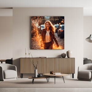 Canvas, Poster, Motivational items, Decor, Bible quotes, Office, Home decorations, Inspirational item, Church decoration, Christian art, God