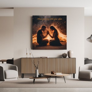 Canvas, Poster, Motivational items, Decor, Bible quotes, Office, Home decorations, Inspirational item, Church decoration, Christian art, God