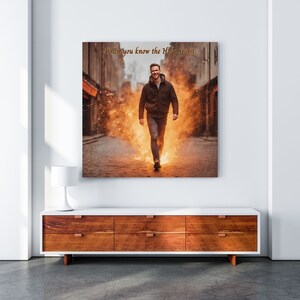 Canvas, Poster, Motivational items, Decor, Bible quotes, Office, Home decorations, Inspirational item, Church decoration, Christian art, God