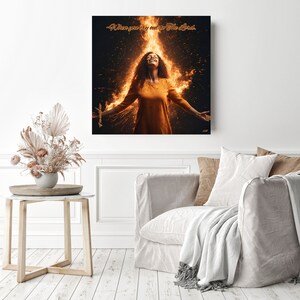 Canvas, Poster, Motivational items, Decor, Bible quotes, Office, Home decorations, Inspirational item, Church decoration, Christian art, God