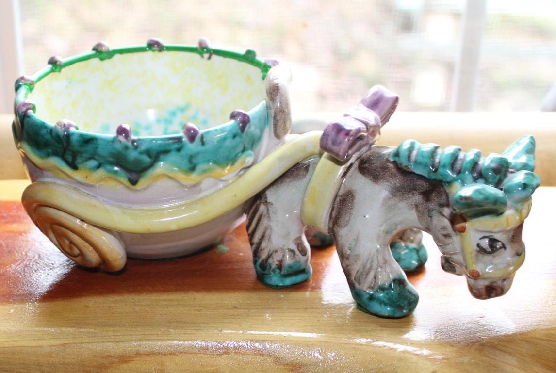 Ceramic donkey - Etsy 日本