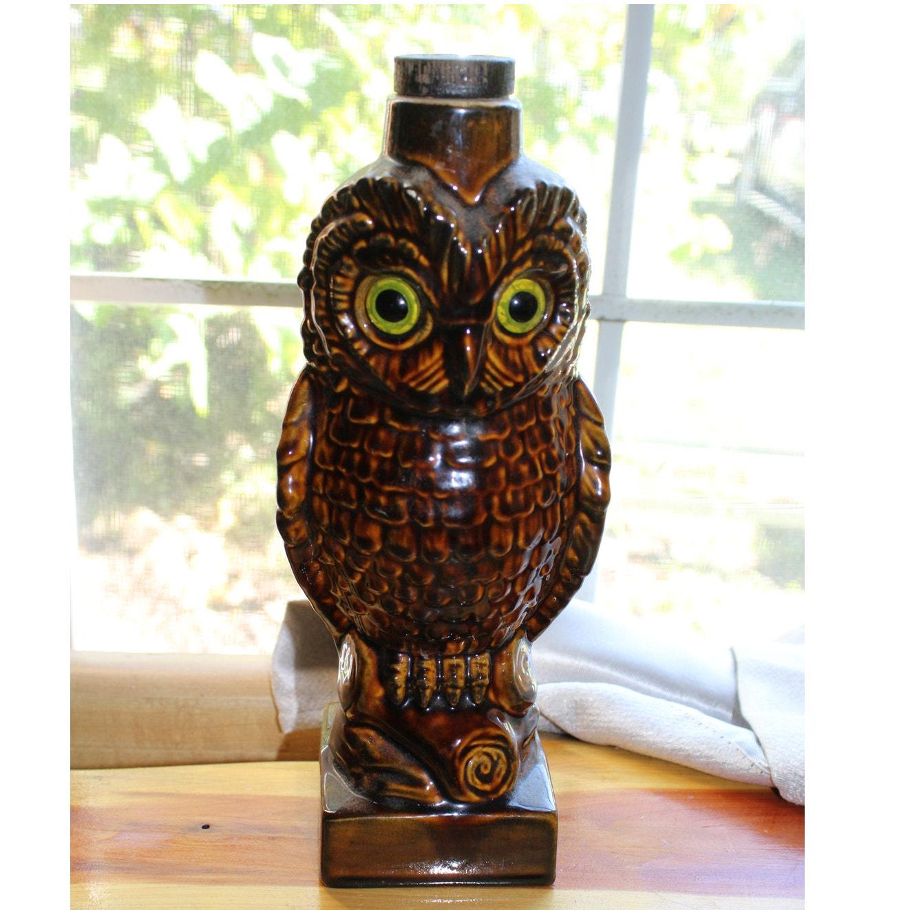 Porte-ustensiles Hibou En Céramique – Violet, 12.44 X 17.01 X 10.16 Cm, Lavable Au Lave-vaisselle - 2