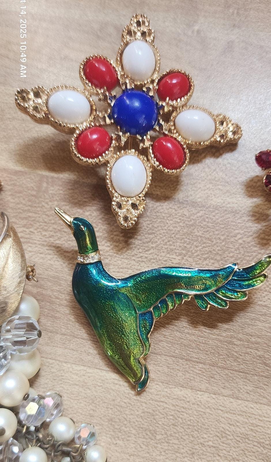 ヴィンテージブローチ5個セット - Etsy 日本