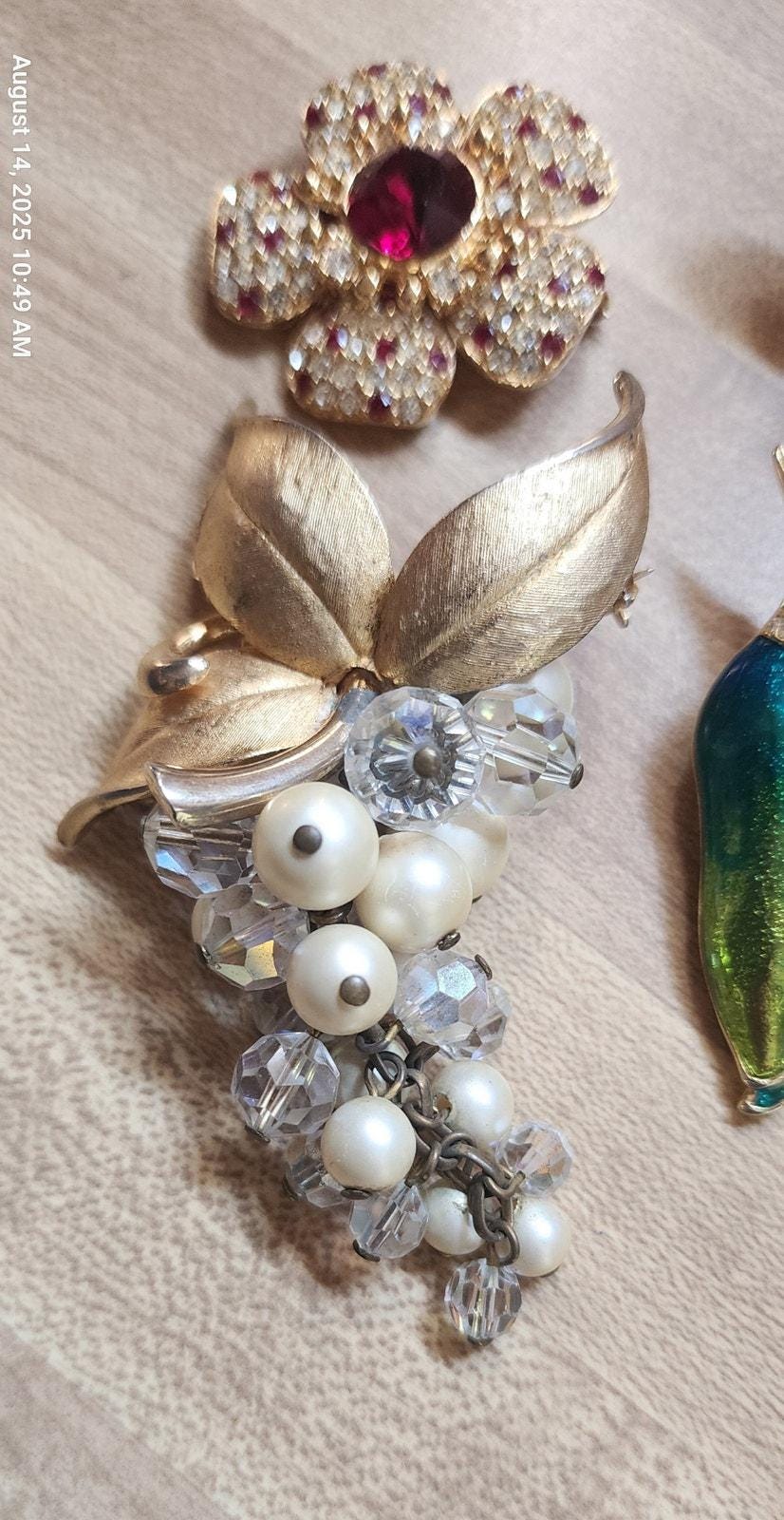 ヴィンテージブローチ　⑤ ヴィンテージブローチ5個セット - Etsy 日本