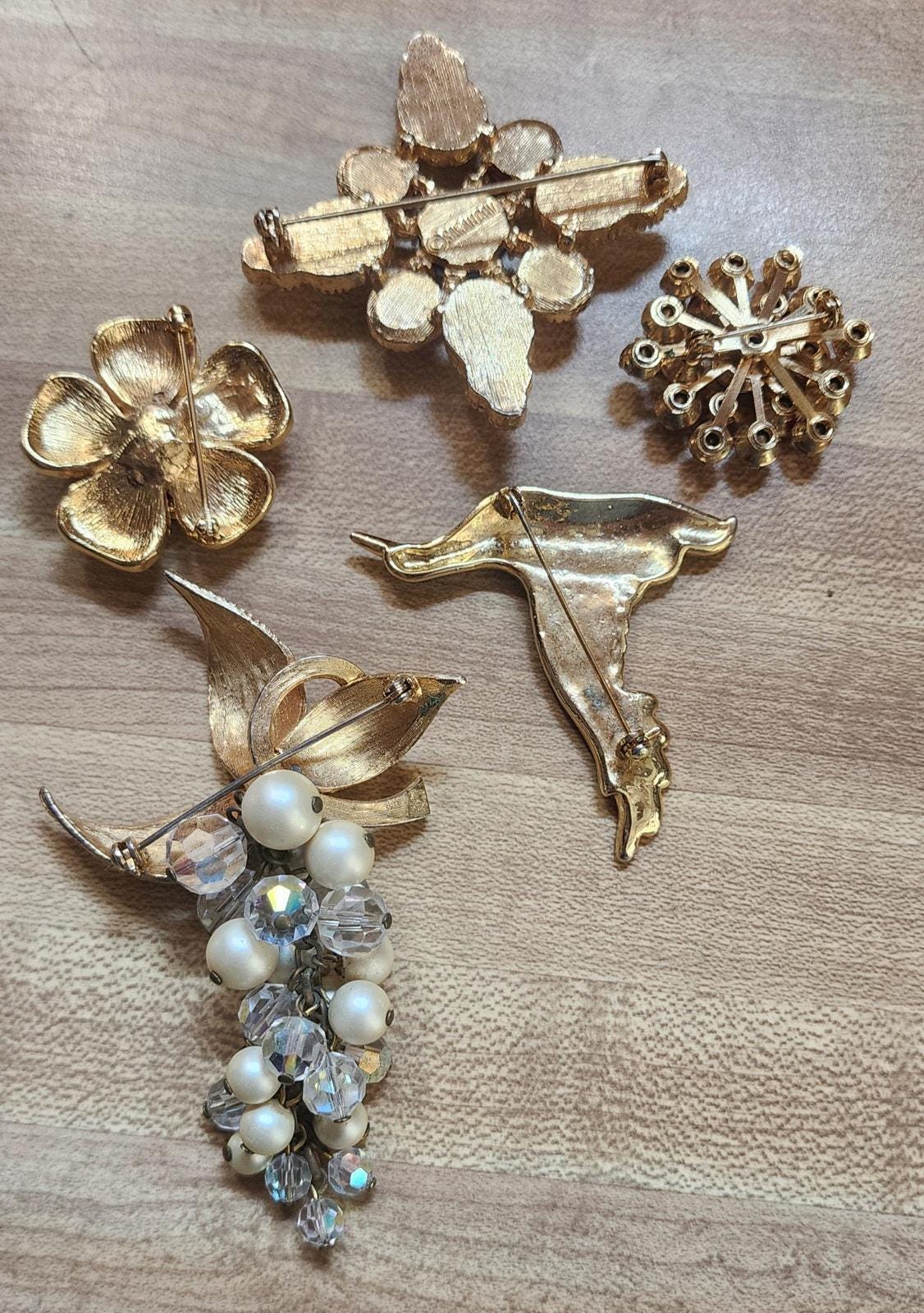 ヴィンテージブローチ５点 ヴィンテージブローチ5個セット - Etsy 日本
