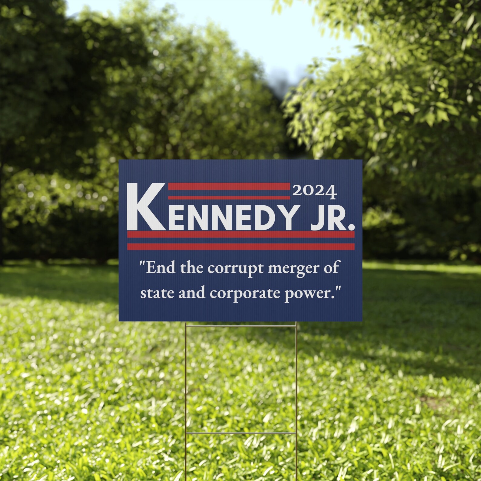 Kennedy 2024 Yard Sign 18x12 RFK Jr. Lawn Sign Etsy Nederland