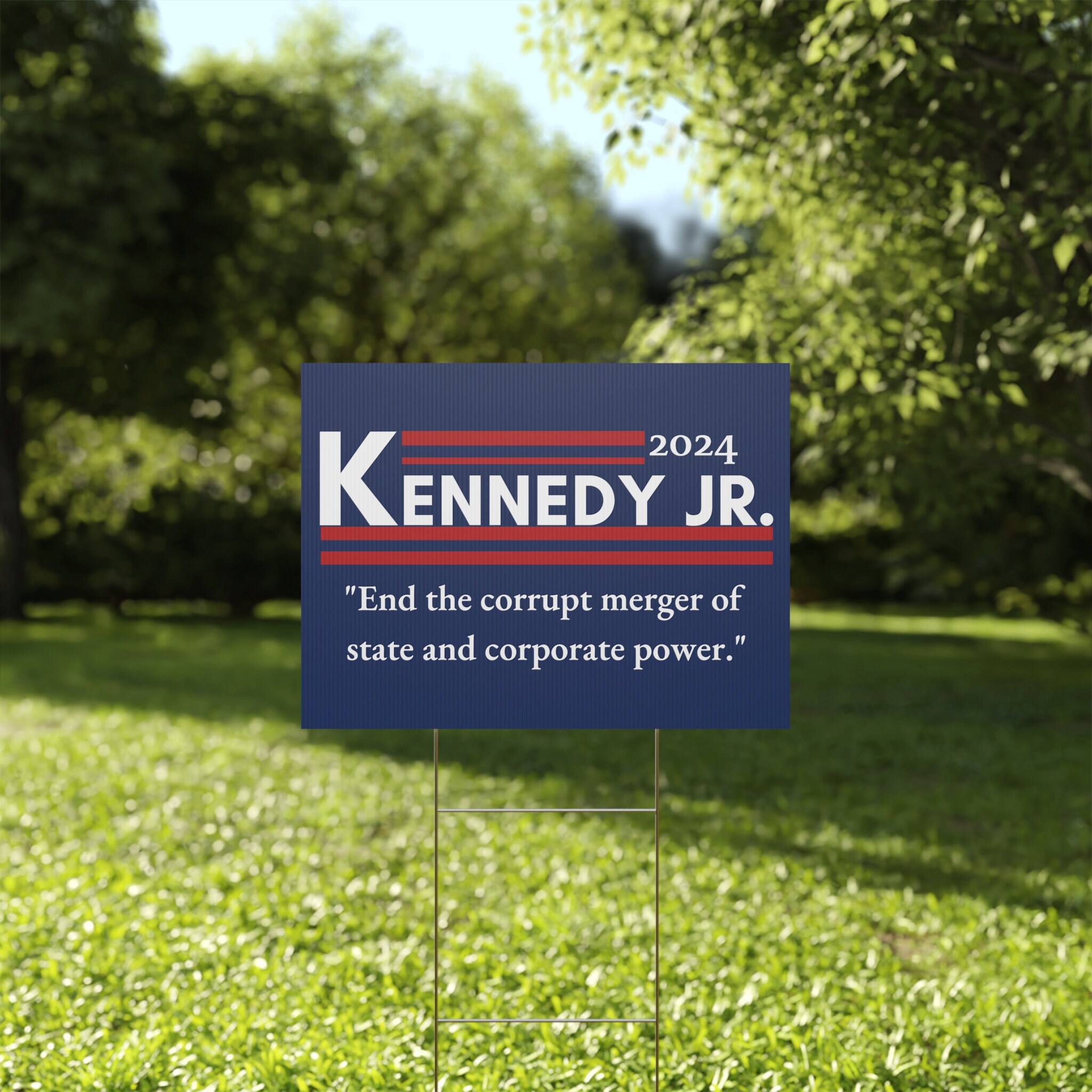 Kennedy 2024 Yard Sign 18x12 RFK Jr. Lawn Sign Etsy Nederland