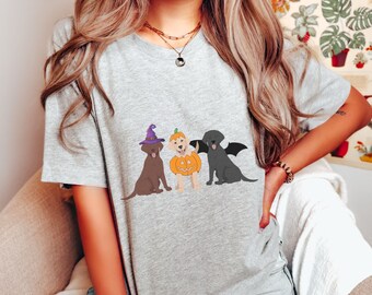 Labrador dogmom gift shirt, labradorable halloween t-shirt, lab dog lover gift, labrador  mom, spooky lab shirt