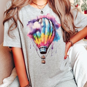 SUN SEEKING UNIQUE HEAVEN BIRD PRINT BALLOON SLEEVE BUTTON LOOSE SHIRT