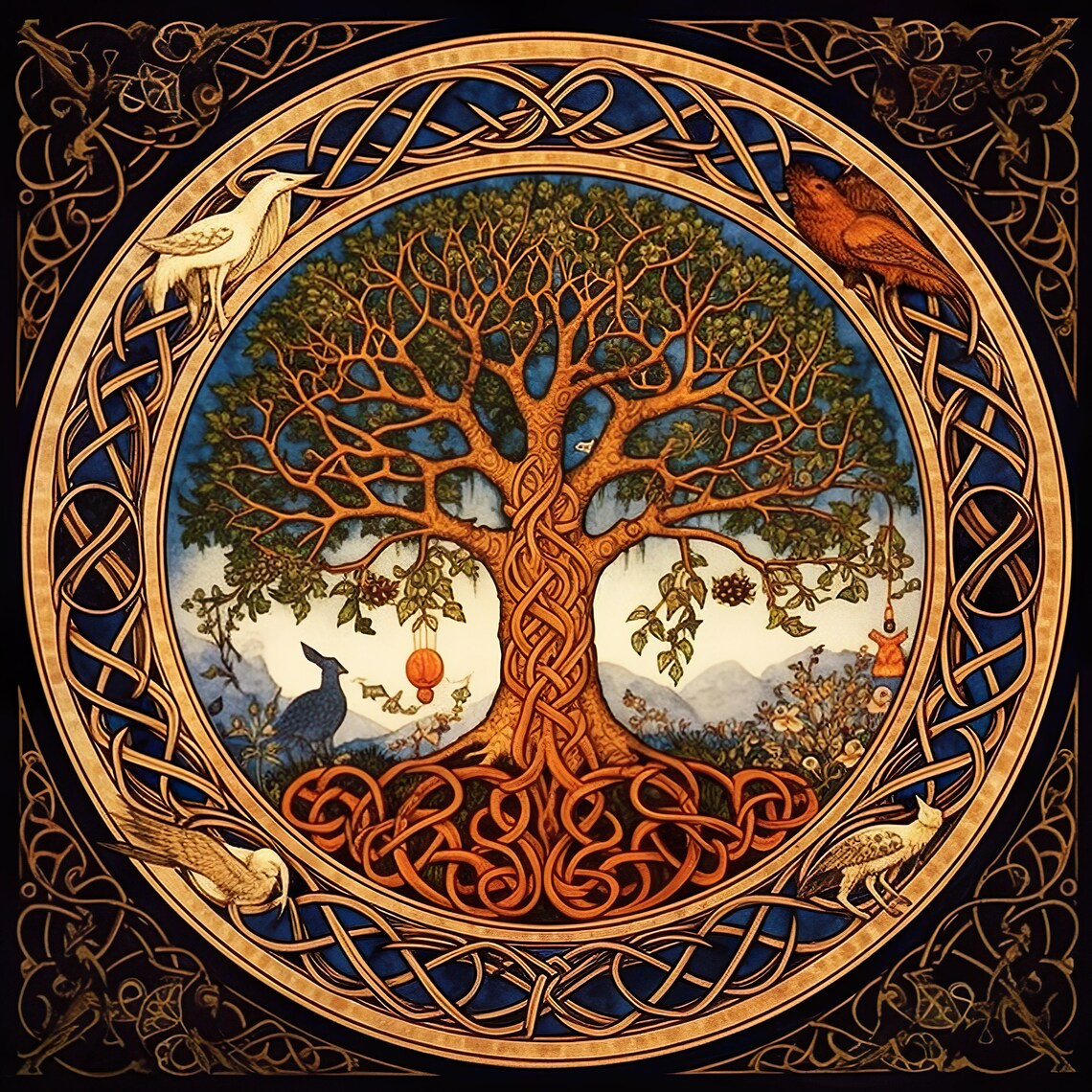 Tree of Life Digital Download Art Unique Nature Wall Art Gift Best ...