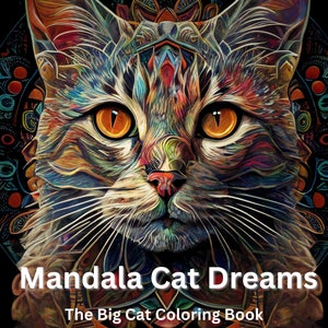 Mandala Katzenträume - Die GROSSE Katze Ausmalbuch (DIN A4)