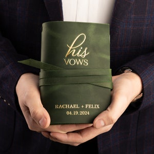 Leather Vow Books for Him and Her, Personalized Vows Book, Custom  Vows Book, Personalized Gifts for Him, Gifts for Her
