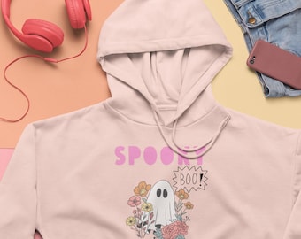 Halloween Ghost Sweatshirt, Boo Jee Shirt, Boo Shirt, Spooky Ghost Hoodie, Spooky Season Ghost Sweater, Spooky Vibes Shirt, Halloween Gifts