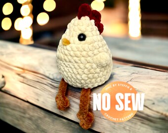 NO SEW Leggy Chicken Crochet Pattern
